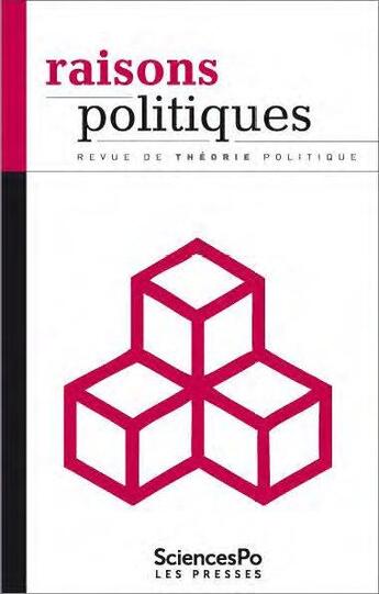 Couverture du livre « Raisons politiques 83 » de  aux éditions Presses De Sciences Po