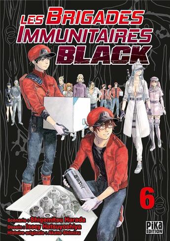 Couverture du livre « Les brigades immunitaires - black Tome 6 » de Shigemitsu Harada et Issei Hatsuyoshiya et Akane Shimizu aux éditions Pika