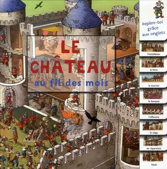 Couverture du livre « Le château au fil des mois » de  aux éditions Millepages