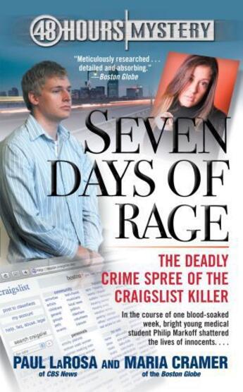 Couverture du livre « Seven Days of Rage » de Cramer Maria aux éditions Pocket Books