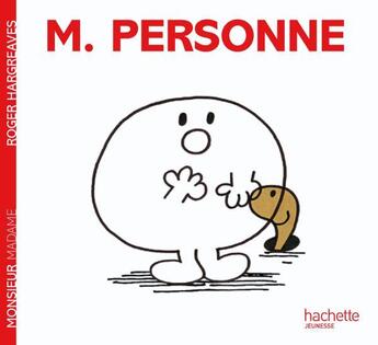 Couverture du livre « Monsieur personne » de Roger Hargreaves aux éditions Hachette Jeunesse