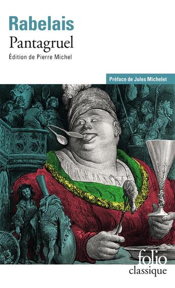 Couverture du livre « Pantagruel » de François Rabelais aux éditions Folio