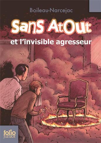 Couverture du livre « Sans Atout et l'invisible agresseur » de Boileau-Narcejac aux éditions Gallimard-jeunesse