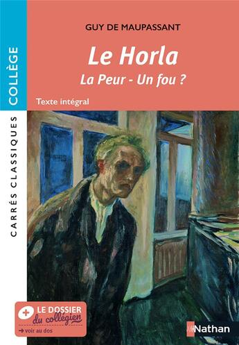 Couverture du livre « La Horla , et autres nouvelles » de Guy de Maupassant aux éditions Nathan