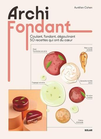 Couverture du livre « Archi fondant : Coulant, fondant, dégoulinant : 50 recettes qui ont du coeur » de Aurelien Cohen aux éditions Solar