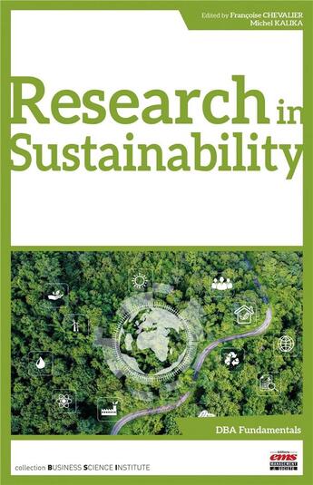 Couverture du livre « Research in sustainability » de Michel Kalika et Chevalier/Francoise et Collectif aux éditions Ems