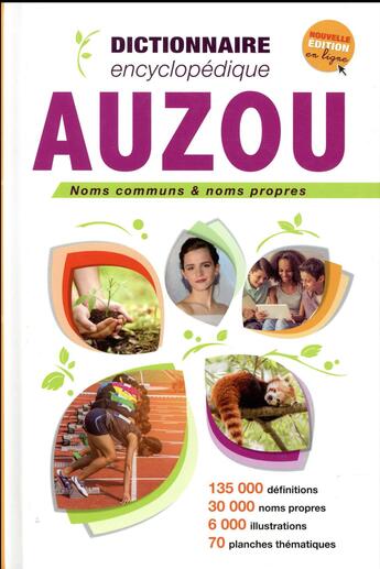 Couverture du livre « Dictionnaire encyclopedique auzou 2017 » de  aux éditions Philippe Auzou