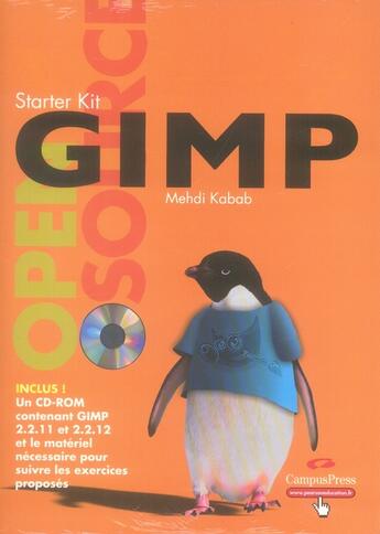 Couverture du livre « Gimp starter kit » de Kabab/Mehdi aux éditions Pearson