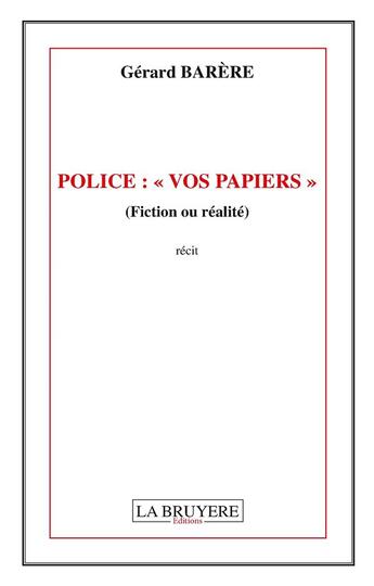 Couverture du livre « Police : 