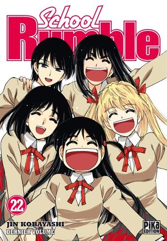 Couverture du livre « School rumble Tome 22 » de Jin Kobayashi aux éditions Pika