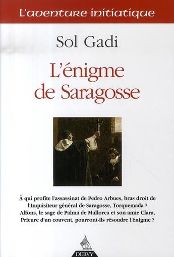 Couverture du livre « L'énigme de saragosse » de Sol Gadi aux éditions Dervy