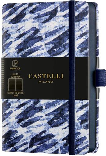 Couverture du livre « Carnet shibori poche ligné bubbles » de  aux éditions Castelli Milano