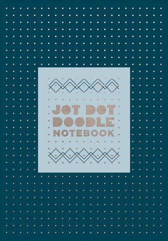 Couverture du livre « JOT DOT DOODLE NOTEBOOK - BLUE AND SILVER » de  aux éditions Abrams