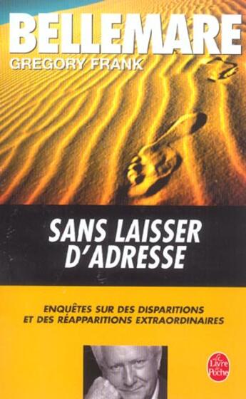 Couverture du livre « Sans laisser d'adresse » de Pierre Bellemare aux éditions Le Livre De Poche