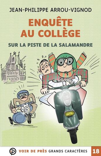 Couverture du livre « Enquête au collège » de Jean-Philippe Arrou-Vignod aux éditions Voir De Pres