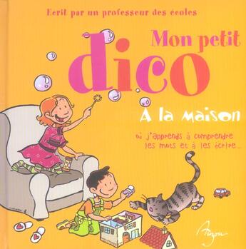 Couverture du livre « Mon peti dico à la maison » de Brunbrouck/Hesnard aux éditions Auzou