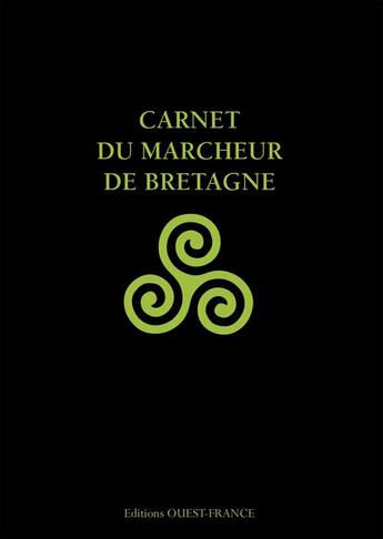 Couverture du livre « Carnet du marcheur de Bretagne » de Philippe Lemonnier aux éditions Ouest France