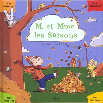 Couverture du livre « M. et mme les saisons » de Anne Cortey aux éditions Milan