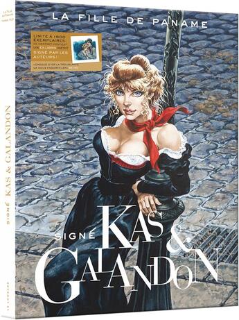 Couverture du livre « La fille de Paname Tome 1 et Tome 2 ; coffret » de Laurent Galandon et Kas aux éditions Lombard