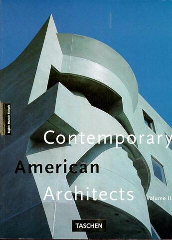 Couverture du livre « Architecture contemporaine americaine » de  aux éditions Taschen