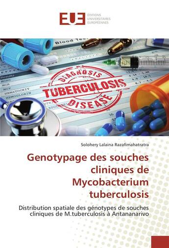 Couverture du livre « Genotypage des souches cliniques de mycobacterium tuberculosis » de Razafimahatratra S. aux éditions Editions Universitaires Europeennes