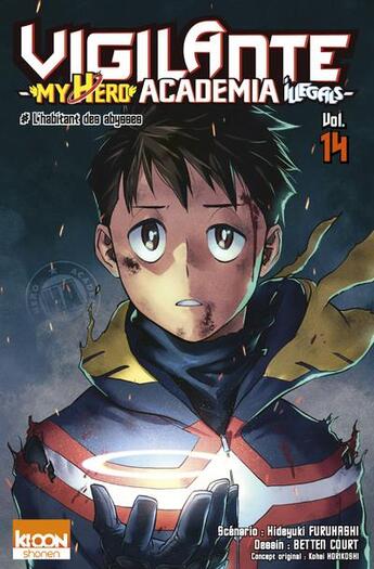 Couverture du livre « Vigilante - my hero Academia illegals Tome 14 » de Kohei Horikoshi et Hideyuki Furuhashi et Betten Court aux éditions Ki-oon