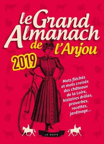 Couverture du livre « Le grand almanach de l'Anjou (édition 2019) » de  aux éditions Geste