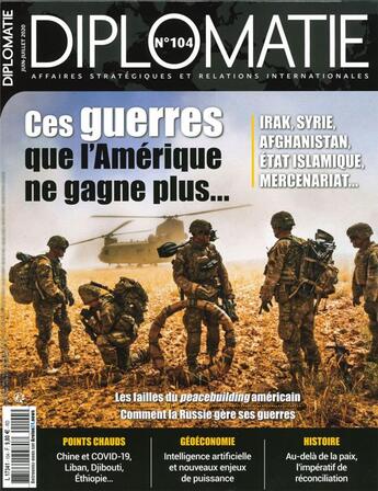 Couverture du livre « Diplomatie n 104 - mai/juin 2020 » de  aux éditions Diplomatie