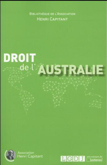 Couverture du livre « Droit de l'Australie » de  aux éditions Lgdj