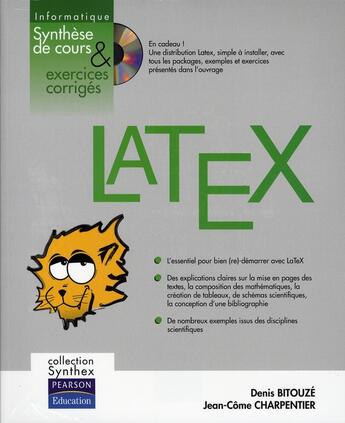 Couverture du livre « Latex » de Bitouze/Charpentier aux éditions Pearson