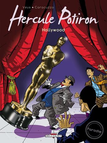 Couverture du livre « Hercule Potiron Tome 2 ; Hollywood » de Giancarlo Caracuzzo et Pierre Veys aux éditions Delcourt