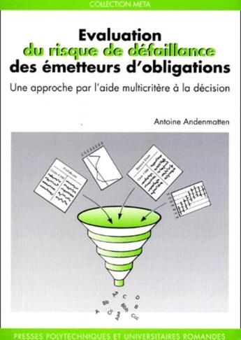 Couverture du livre « Evaluation Du Risq.Defail » de Andenmatten aux éditions Ppur