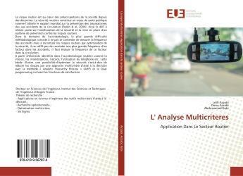 Couverture du livre « L' Analyse Multicriteres : Application Dans Le Secteur Routier » de Lotfi Azzabi aux éditions Editions Universitaires Europeennes