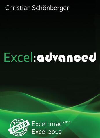 Couverture du livre « Excel : advanced » de Christian Schonberger aux éditions Sonberger Krisztian Pfa