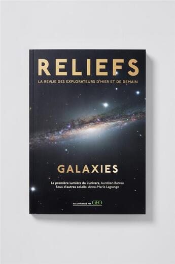 Couverture du livre « Reliefs galaxies » de  aux éditions Reliefs Editions