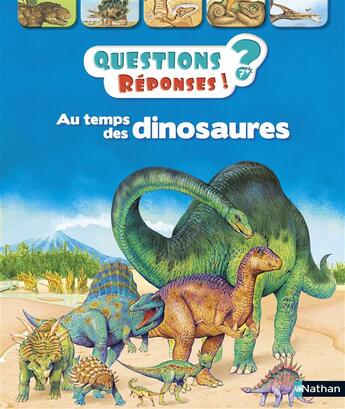 Couverture du livre « Au temps des dinosaures » de Rod Theodorou aux éditions Nathan