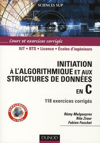 Couverture du livre « Initiation à l'algorithmique » de Malgouyres et Feschet et Zrour aux éditions Dunod