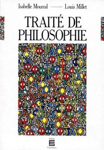 Couverture du livre « Traité de philosophie » de Isabelle Mourral aux éditions Mame