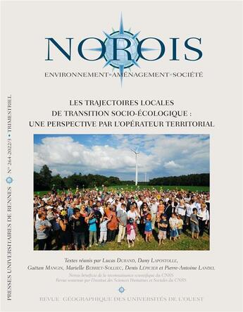 Couverture du livre « Les trajectoires locales de transition socio-ecologique : une perspective par l'operateur territoria » de  aux éditions Pu De Rennes