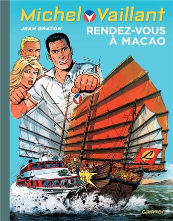 Couverture du livre « Michel Vaillant Tome 43 : rendez-vous à Macao » de Jean Graton aux éditions Dupuis