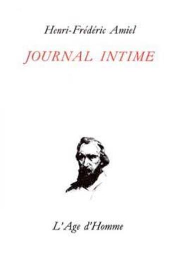 Couverture du livre « Journal intime t.9 » de Henri-Frédéric Amiel aux éditions L'age D'homme