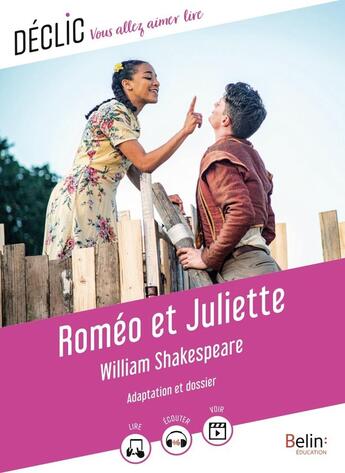 Couverture du livre « Roméo et Juliette » de William Shakespeare et Laura Genin aux éditions Belin Education