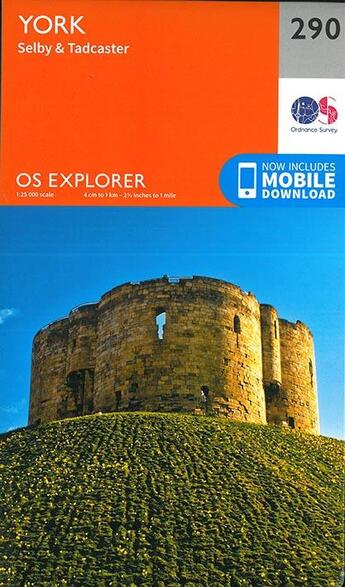 Couverture du livre « York selby & tadcaster » de  aux éditions Ordnance Survey