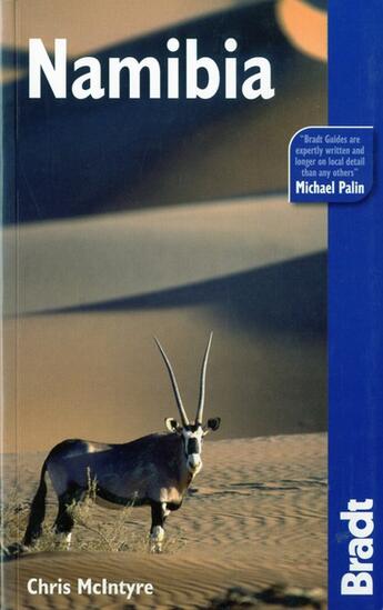 Couverture du livre « Namibia » de Chris Mcintyre aux éditions Bradt