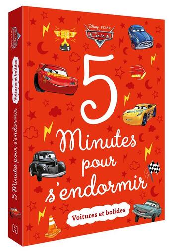 Couverture du livre « 5 minutes pour s'endormir : Cars : voitures et bolides » de Disney aux éditions Disney Hachette