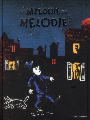 Couverture du livre « La mélodie de Mélodie » de Heitz Bruno et Hubert Ben Kemoun aux éditions Seuil