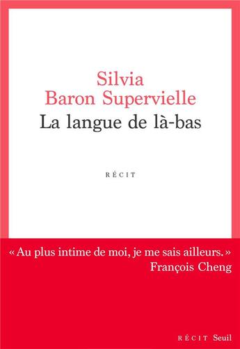 Couverture du livre « La langue de là-bas » de Silvia Baron Supervielle aux éditions Seuil