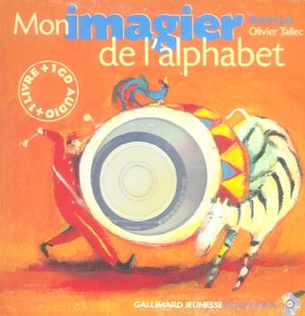 Couverture du livre « Mon imagier de l'alphabet (1livr-1cd) » de Davois/Lauriere aux éditions Gallimard-jeunesse