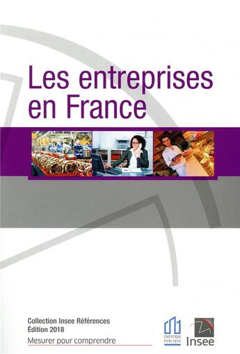 Couverture du livre « Les entreprises en France (édition 2018) » de  aux éditions Insee