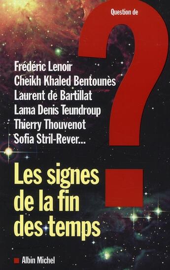 Couverture du livre « Les signes de la fin des temps » de  aux éditions Albin Michel